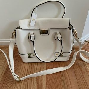 Charming Charlie White Tote bag